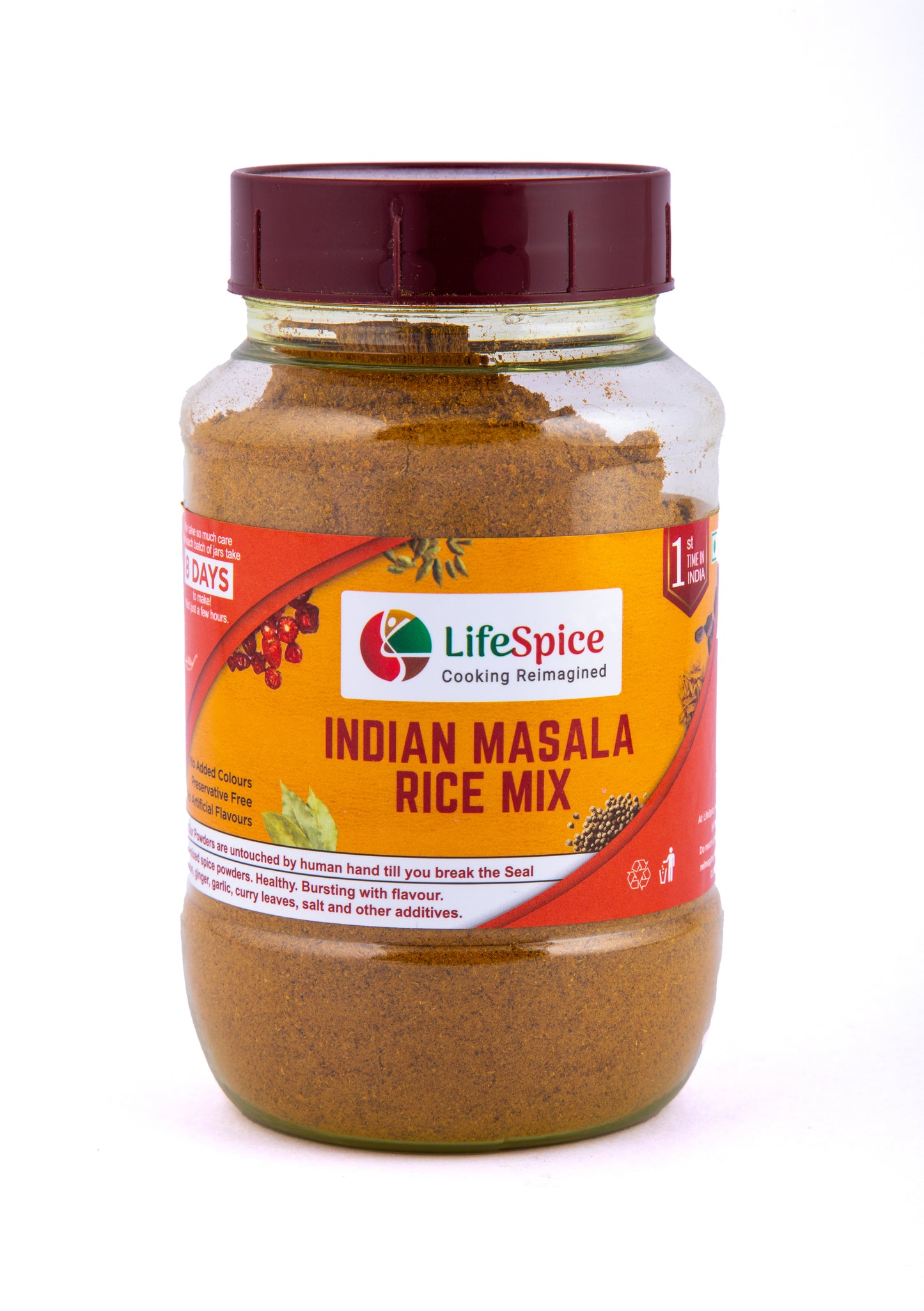 Lifespice - Indian Masala Rice Mix 150g PET Jar