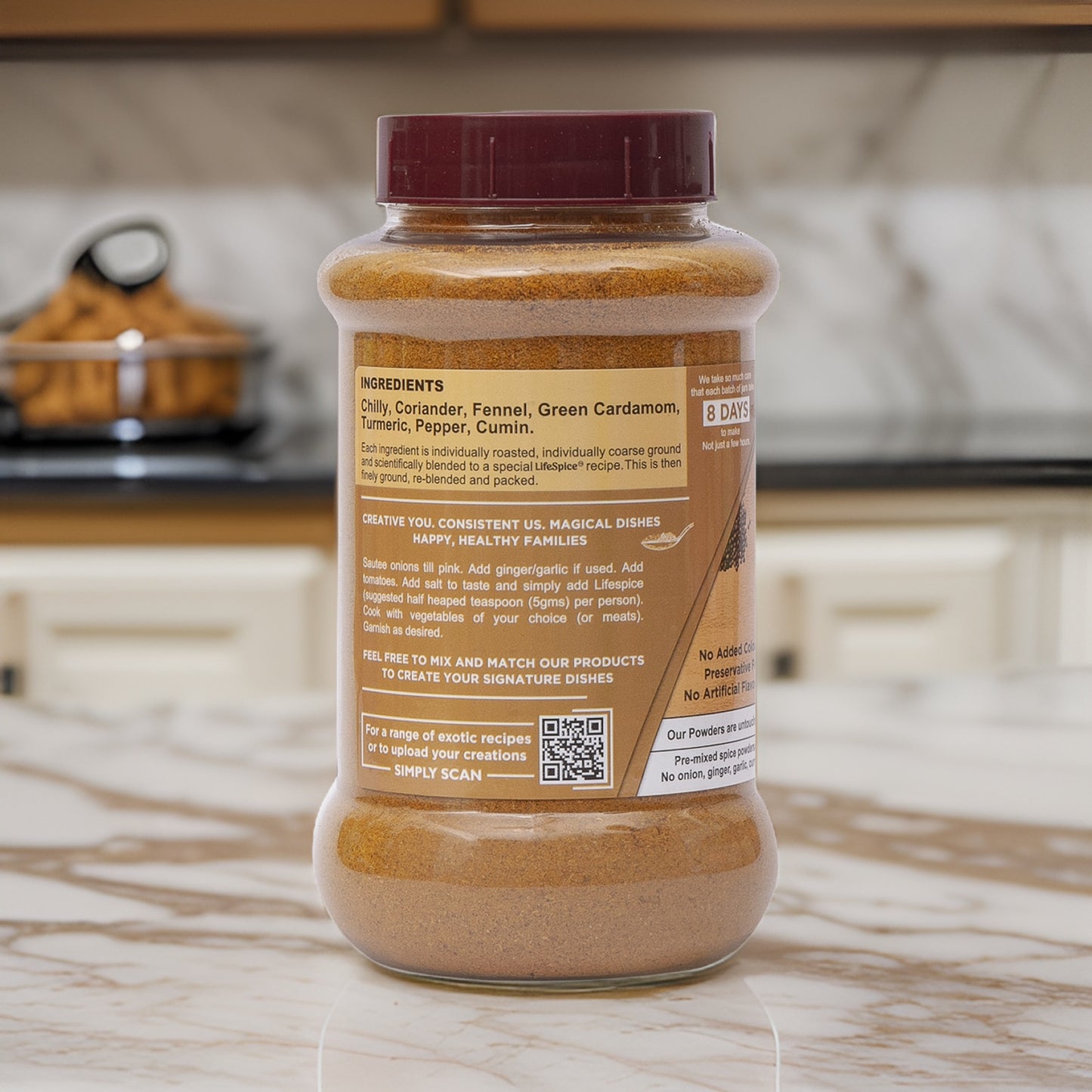 Lifespice - Basic Curry Powder 200g PET Jar