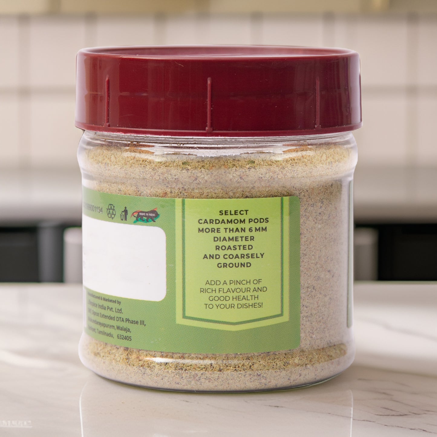 Lifespice - Cardamom Powder 35 g PET Jar