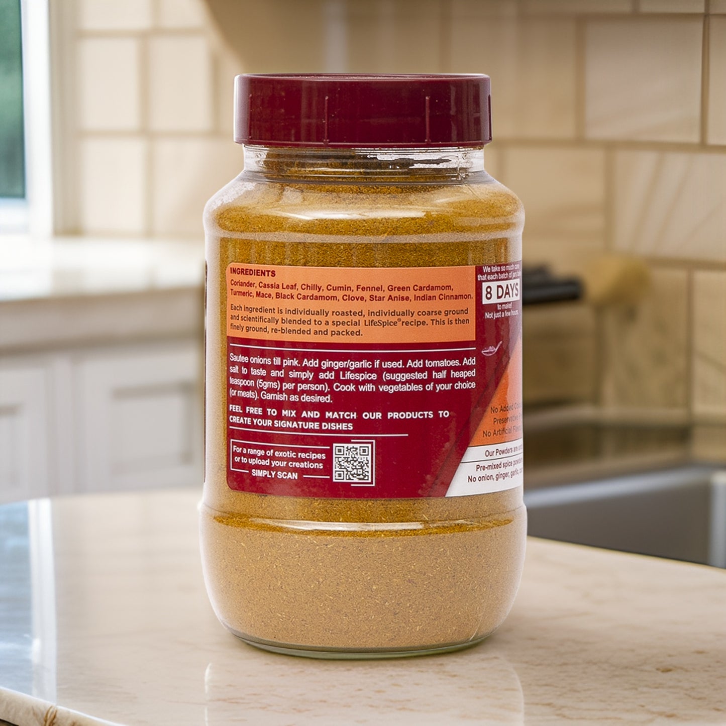 Lifespice - Gourmet Curry Powder 150g PET Jar