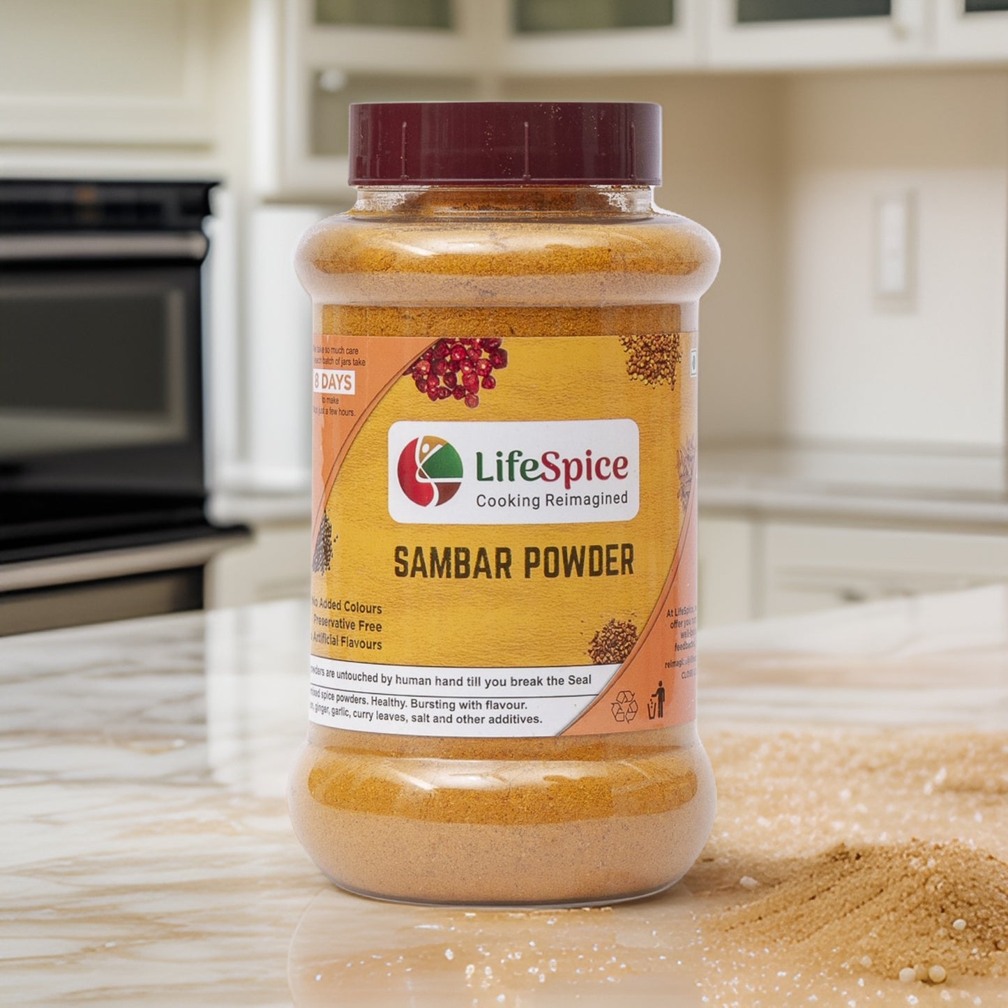 Lifespice - Sambar Powder 200g PET Jar