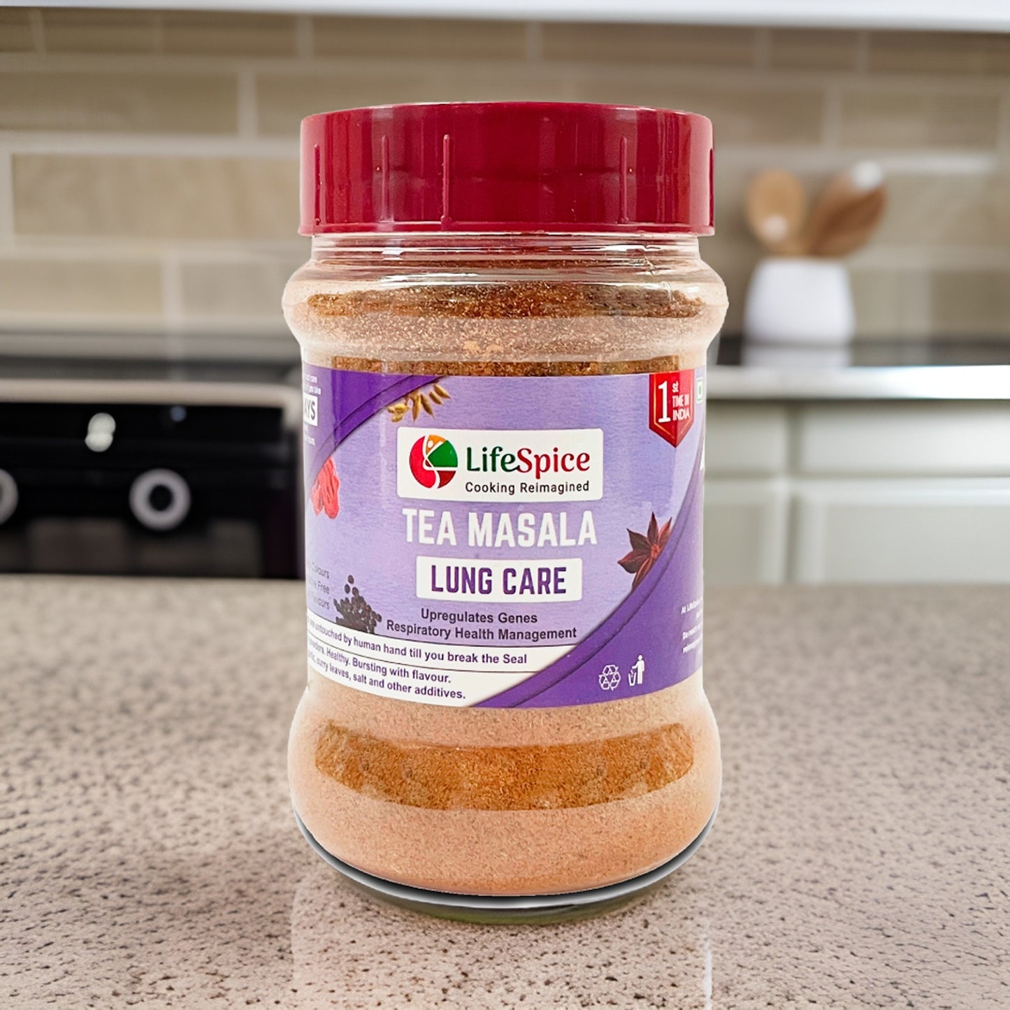 Lifespice - Tea Masala - Lung Care 75g PET Jar