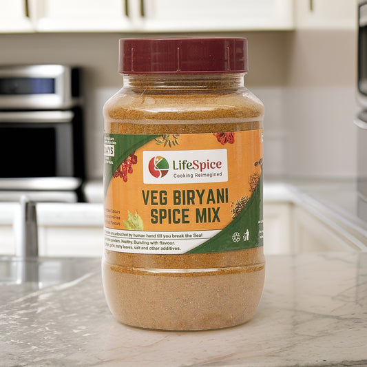 Lifespice - Veg Biryani Spice Mix 150g PET Jar