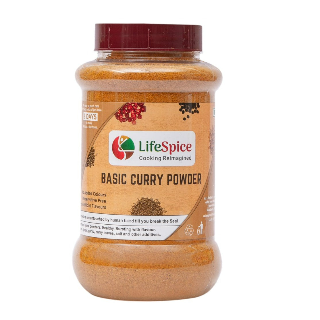 Lifespice - Basic Curry Powder 200g PET Jar