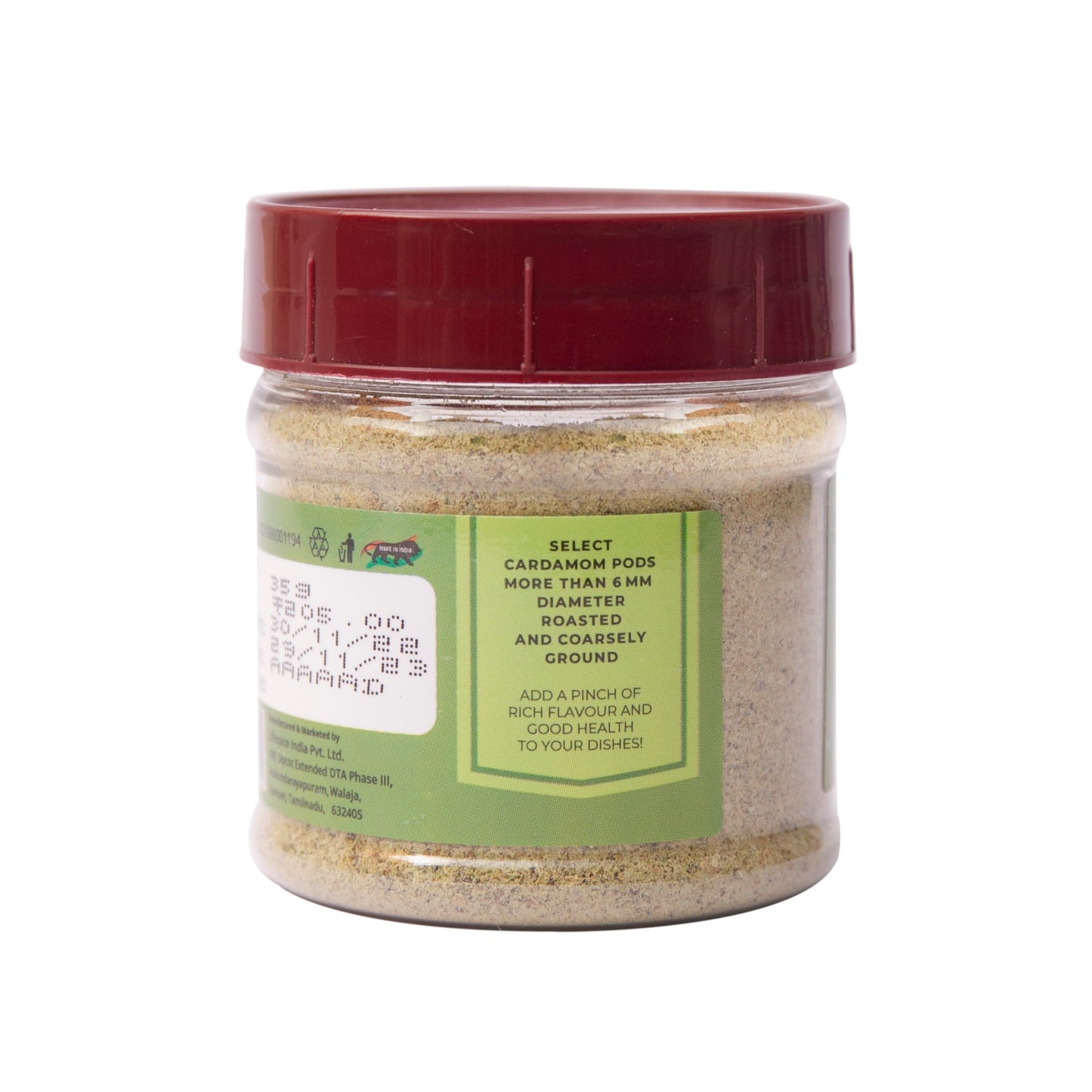 Lifespice - Cardamom Powder 35 g PET Jar