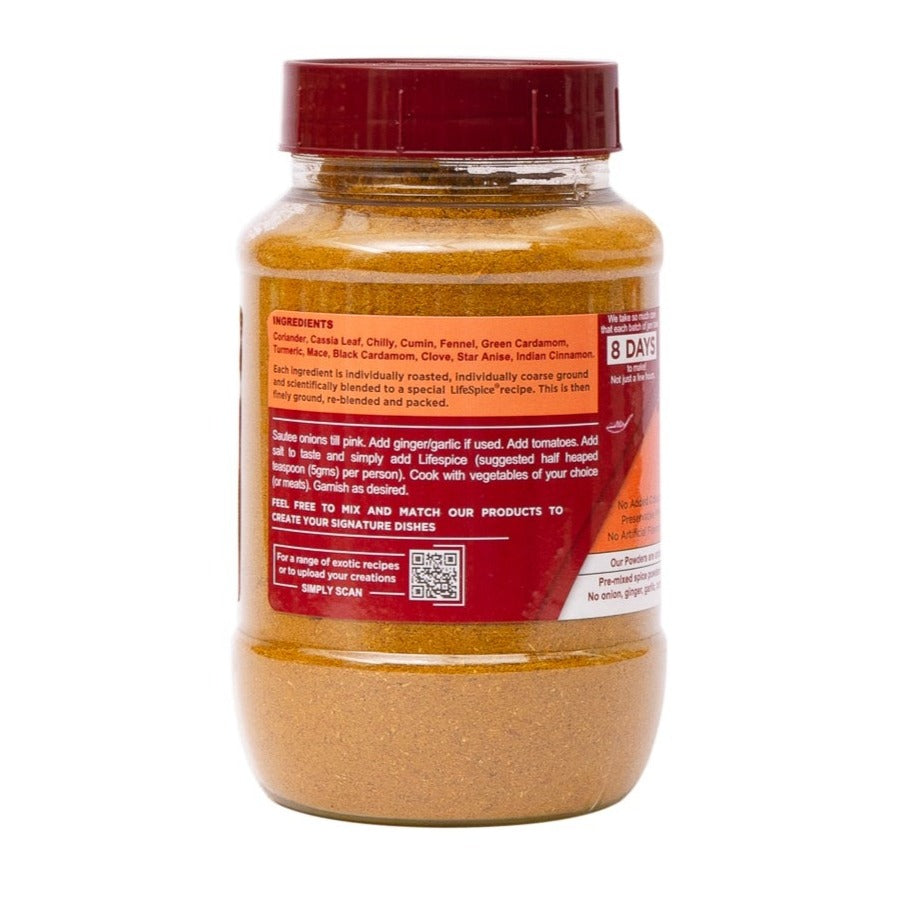 Lifespice - Gourmet Curry Powder 150g PET Jar