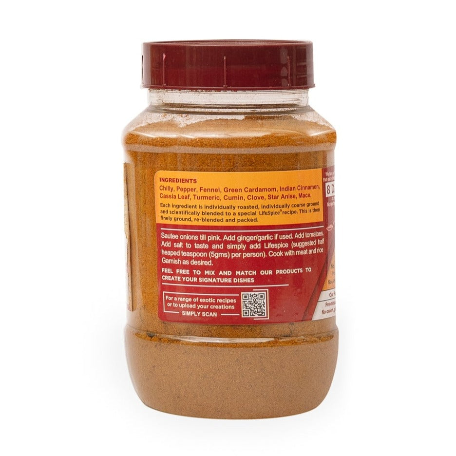 Lifespice Mutton Biryani mix -back