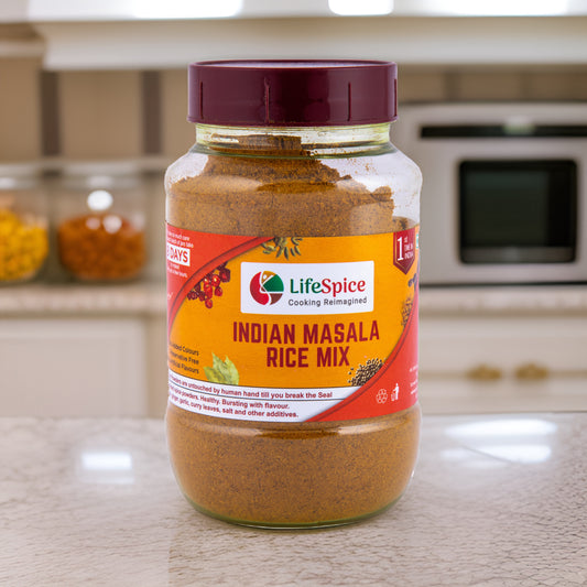 Lifespice - Indian Masala Rice Mix 150g PET Jar
