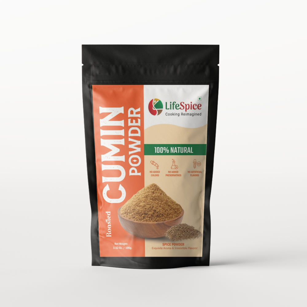 Lifespice Roasted Cumin Powder - 100g pouch | With Natural ...