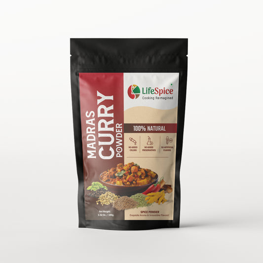 Lifespice Madras curry powder - 100g pouch