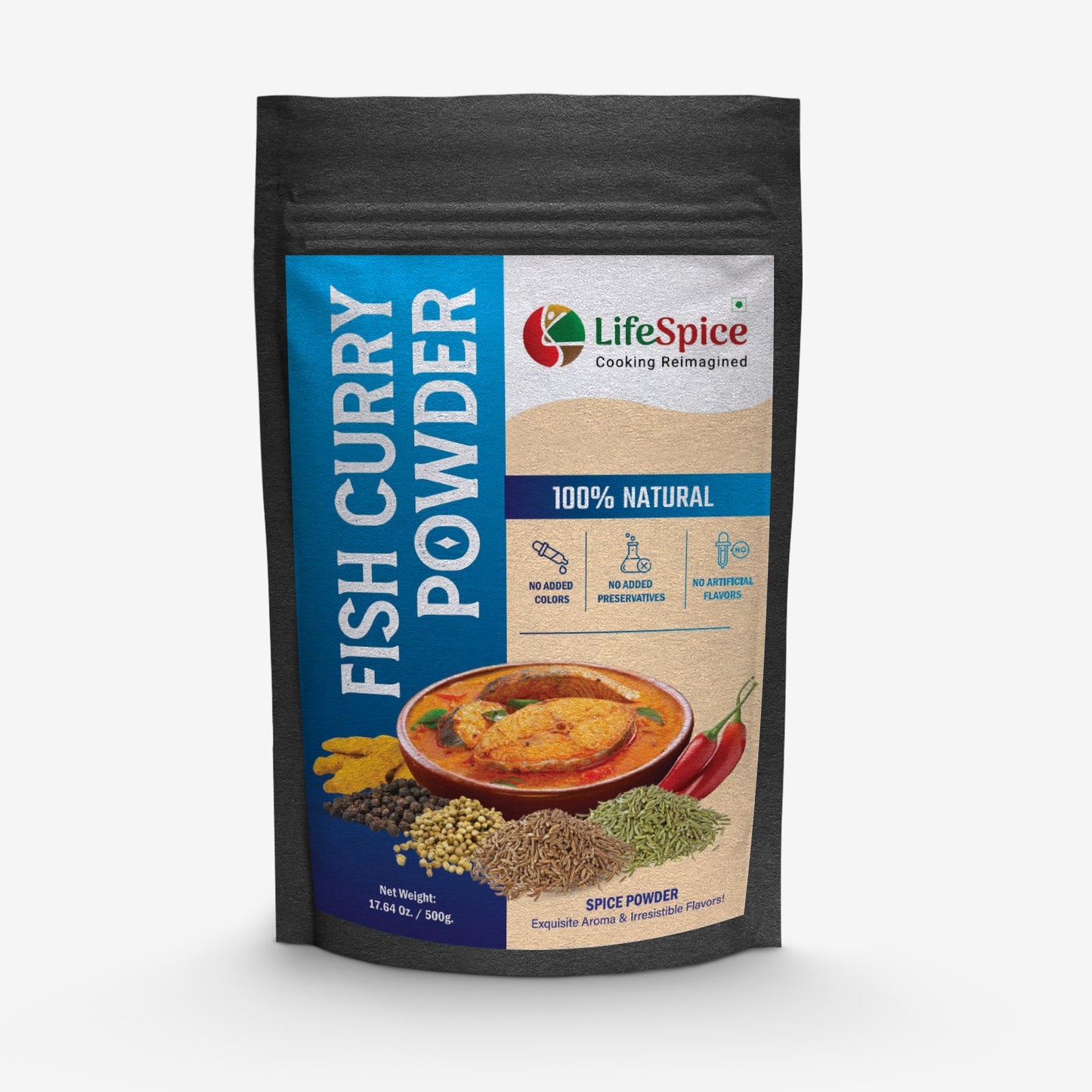 Lifespice Fish curry powder - 500g pouch