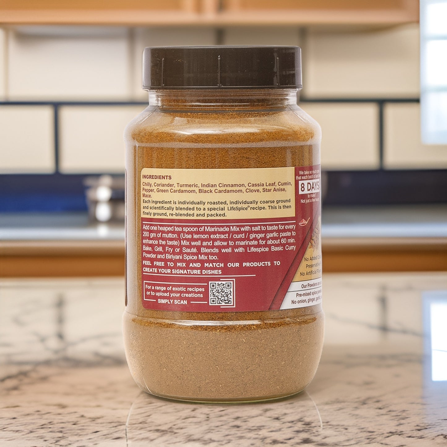 Lifespice - Mutton Marinade Mix 150g PET Jar