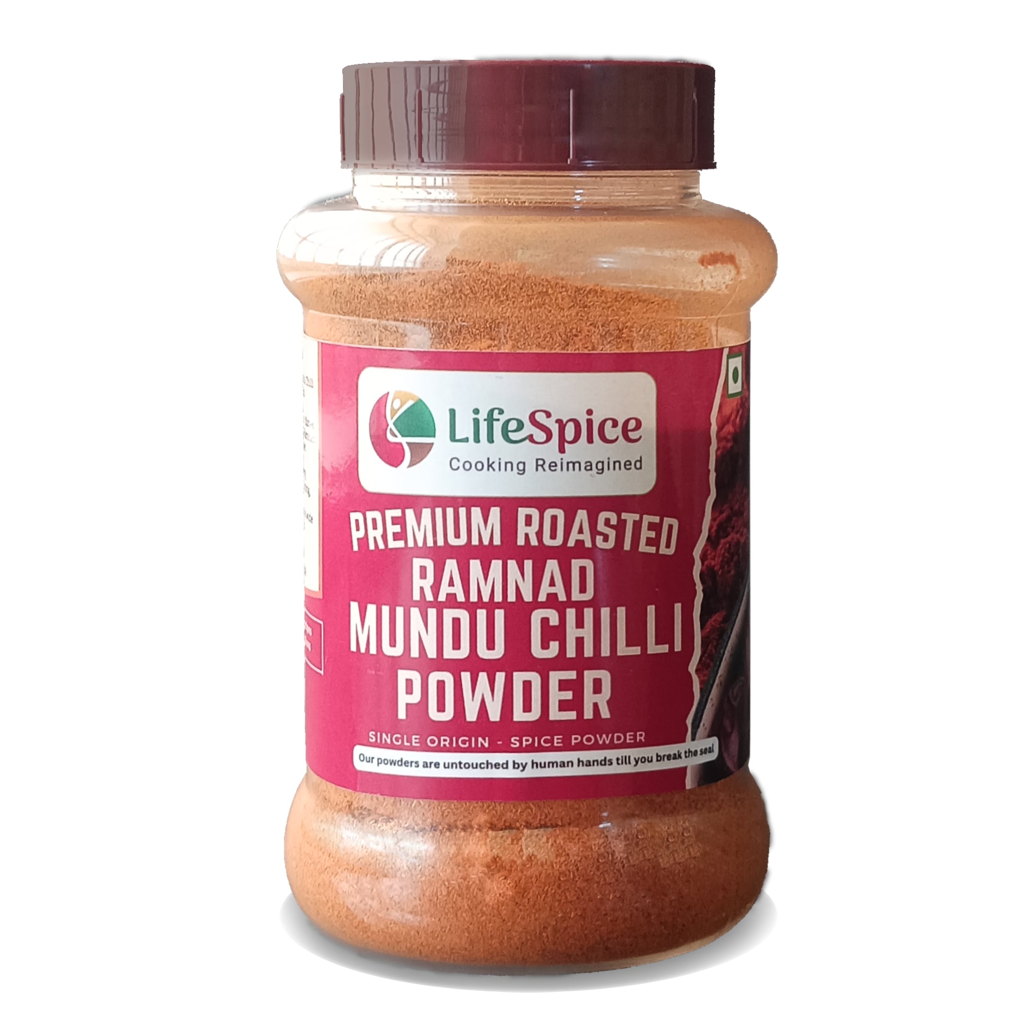 Lifespice - Ramnad Mundu Chilli Powder 200g PET Jar (Premium Roasted)