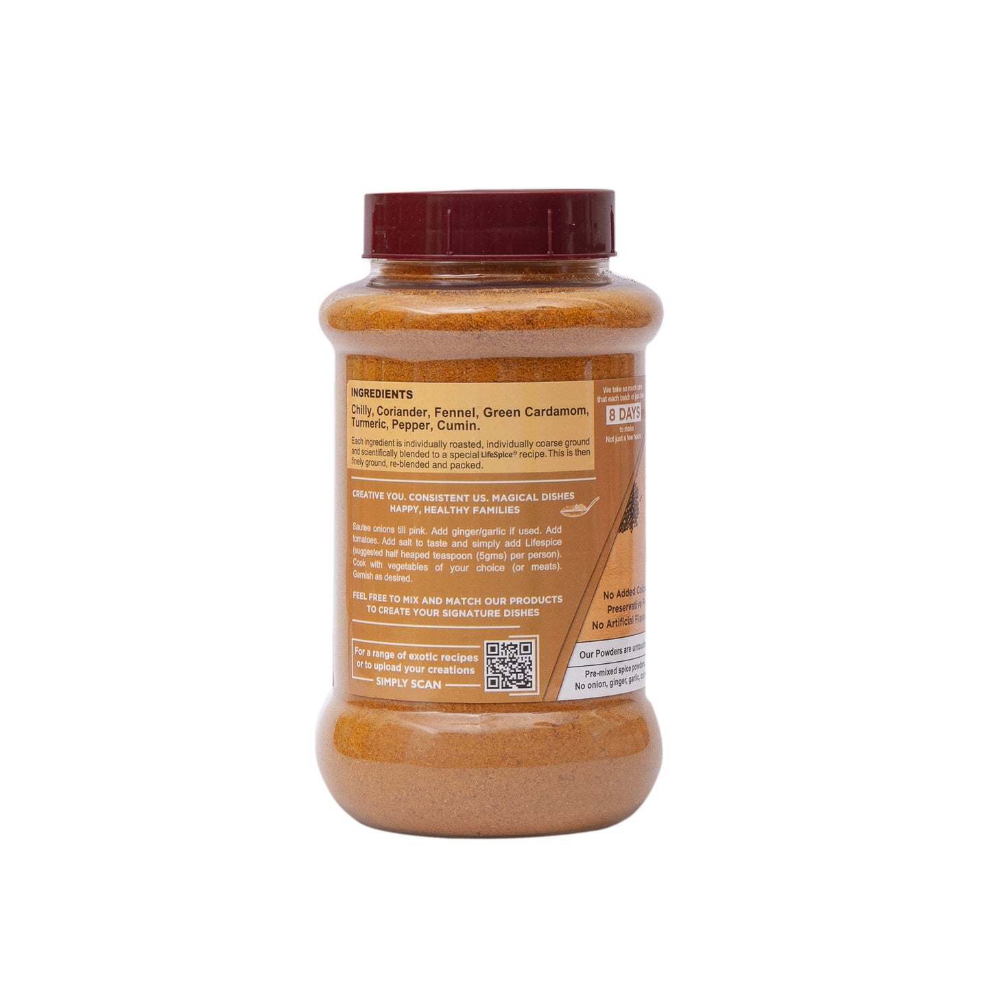 Lifespice - Basic Curry Powder 200g PET Jar